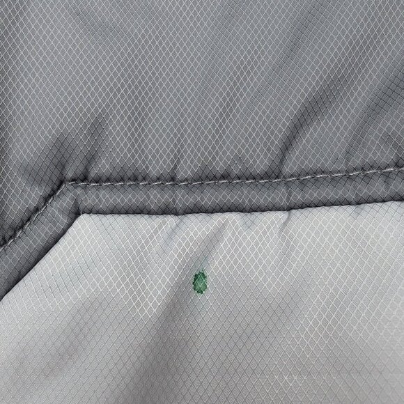 The North Face Men's Puffer Jacket Gray Quilted Insulated Full Zip M - Picture 8 of 8